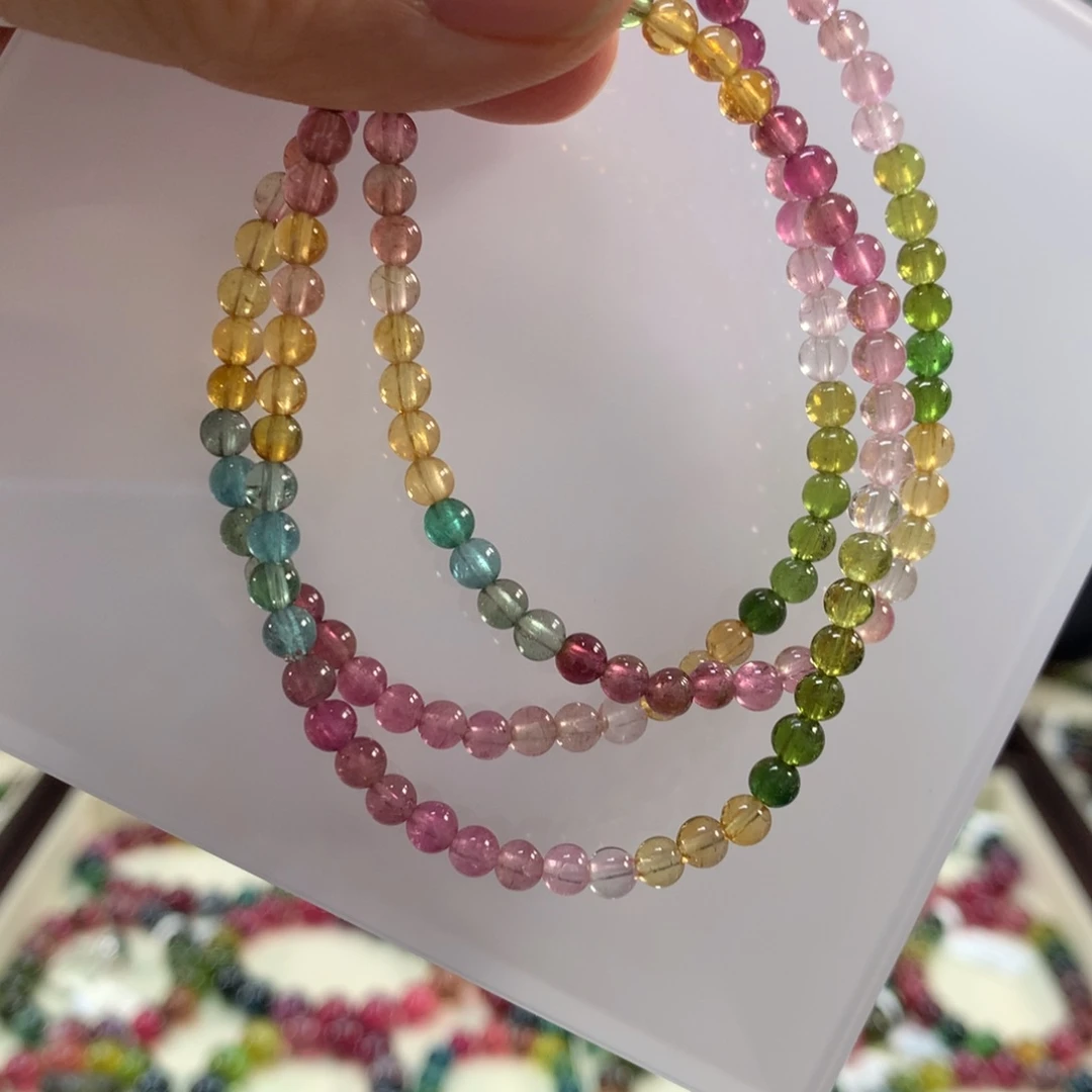 未镶嵌碧玺手链4.2左右