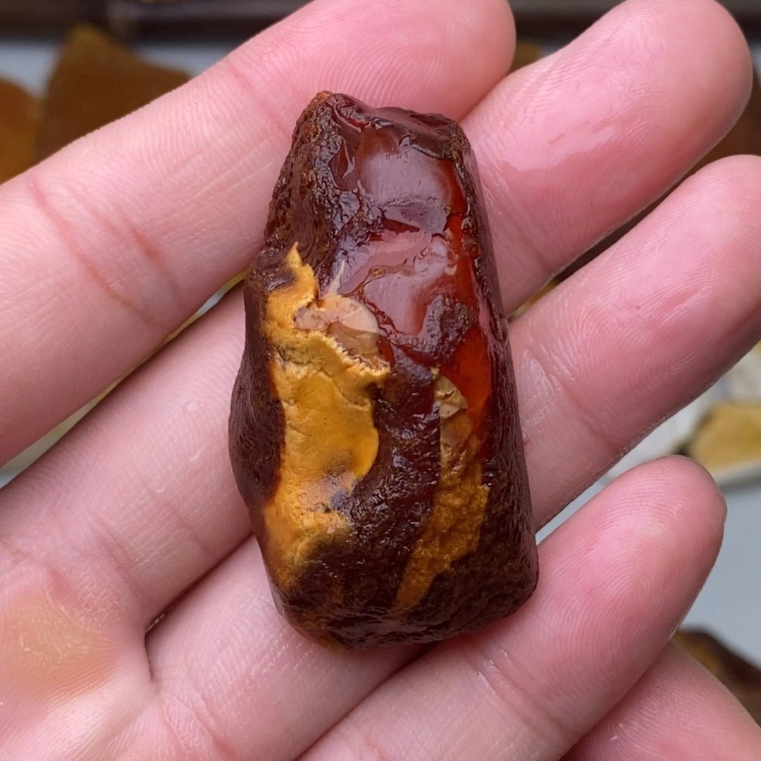 鼎***牛定制琥珀天然蜜蜡