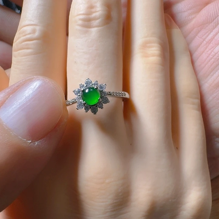 翡翠戒指合金戒指