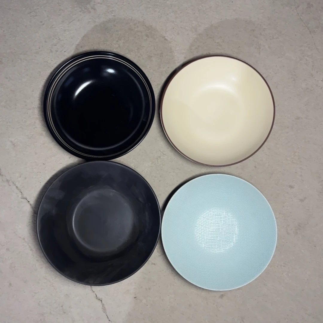 哈***咪直播特惠八寸深盘四支装微瑕