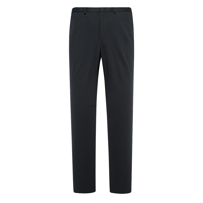 MY467美春秋款男式休闲裤 中腰修身商务休闲长裤 黑色弹力