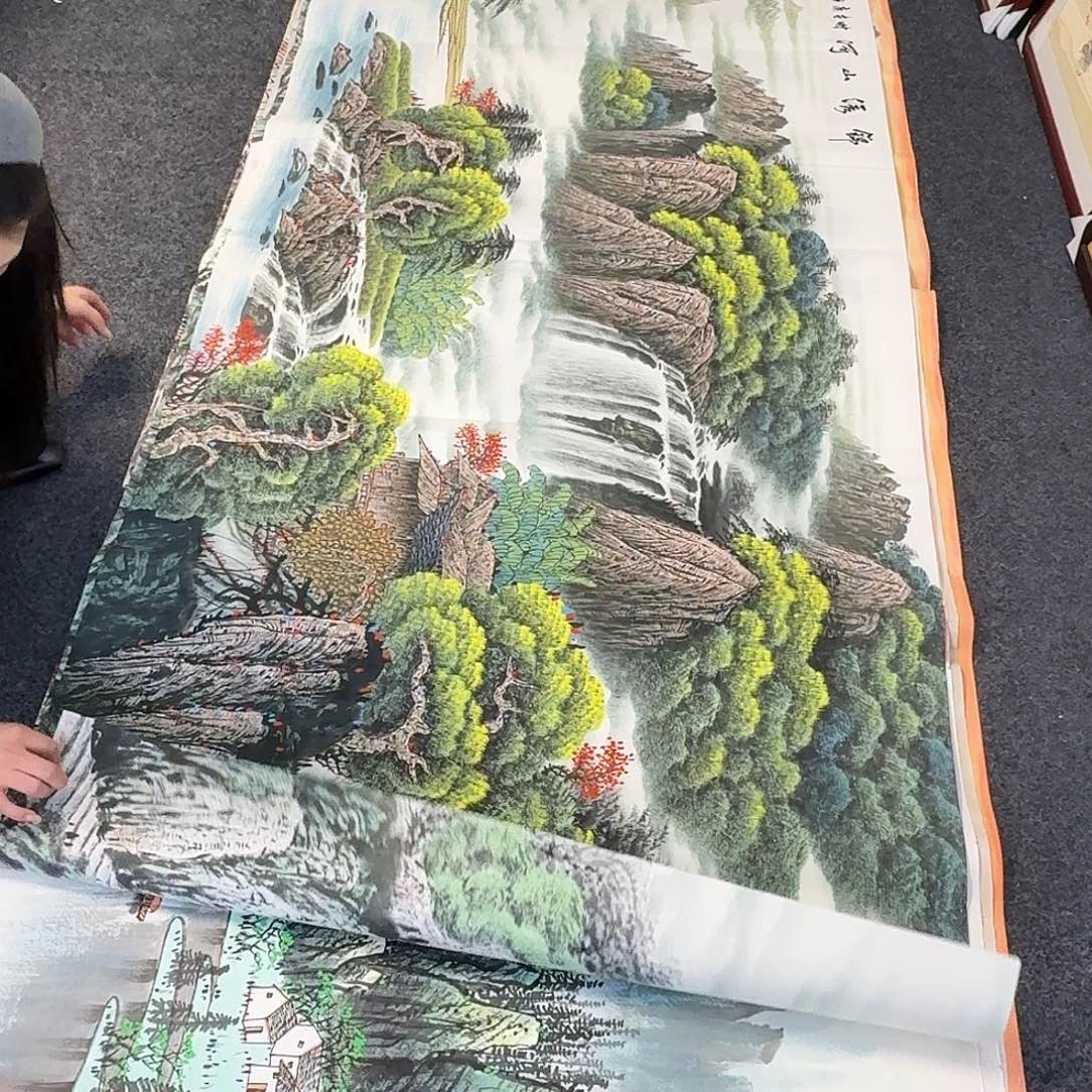 纯手绘国画作品好看