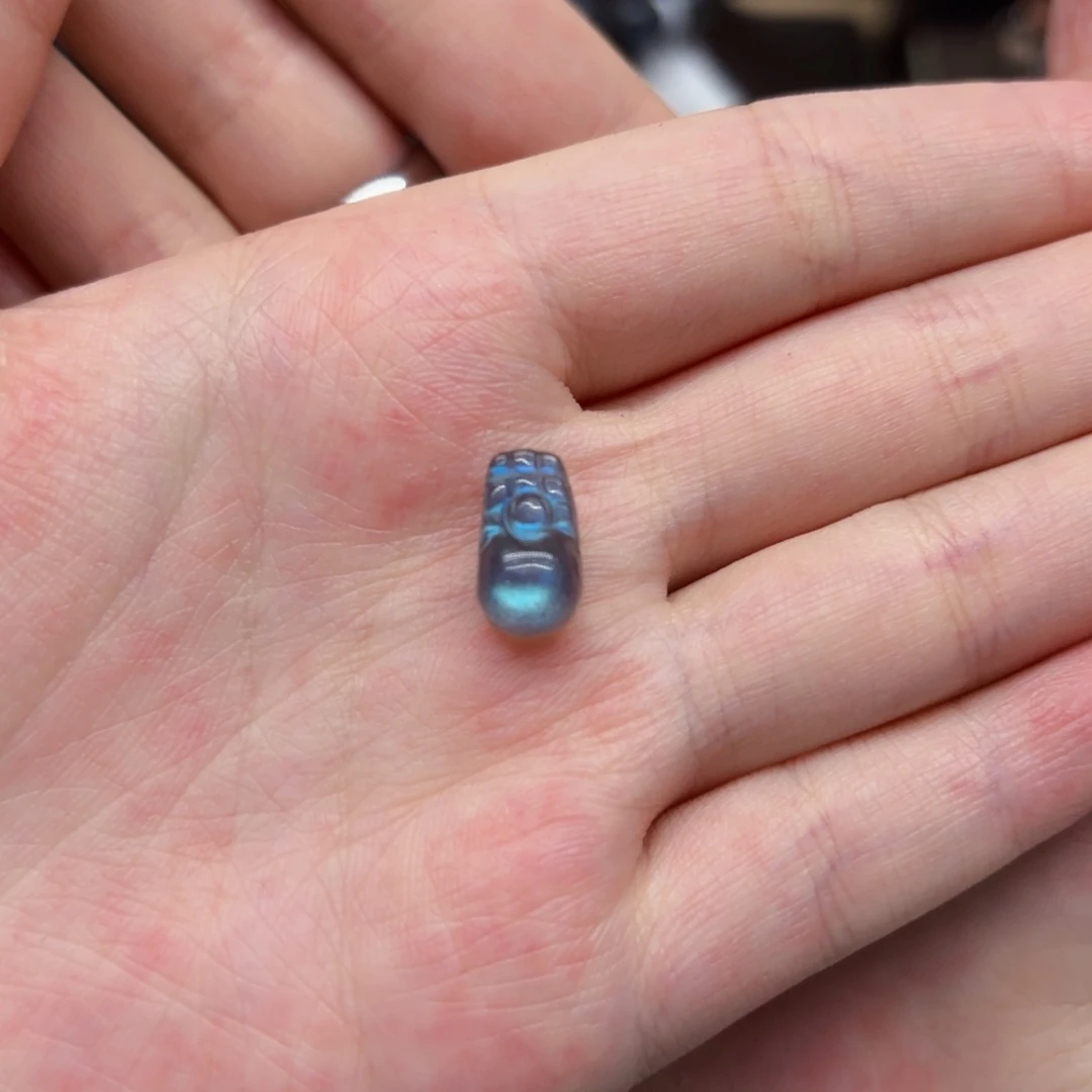 银S925镶嵌颈饰长石潴***觉客户定制银扣不退换