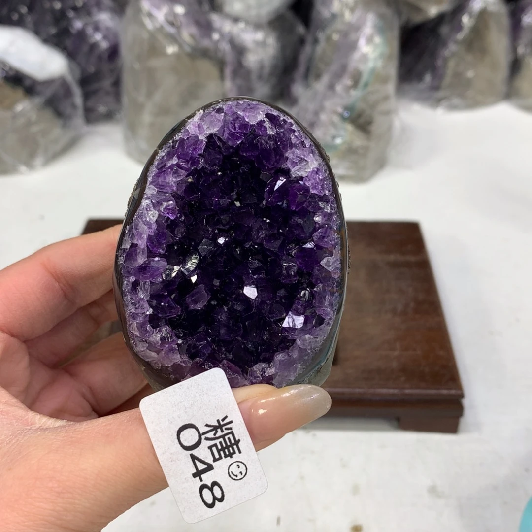 紫晶摆件未镶嵌水晶