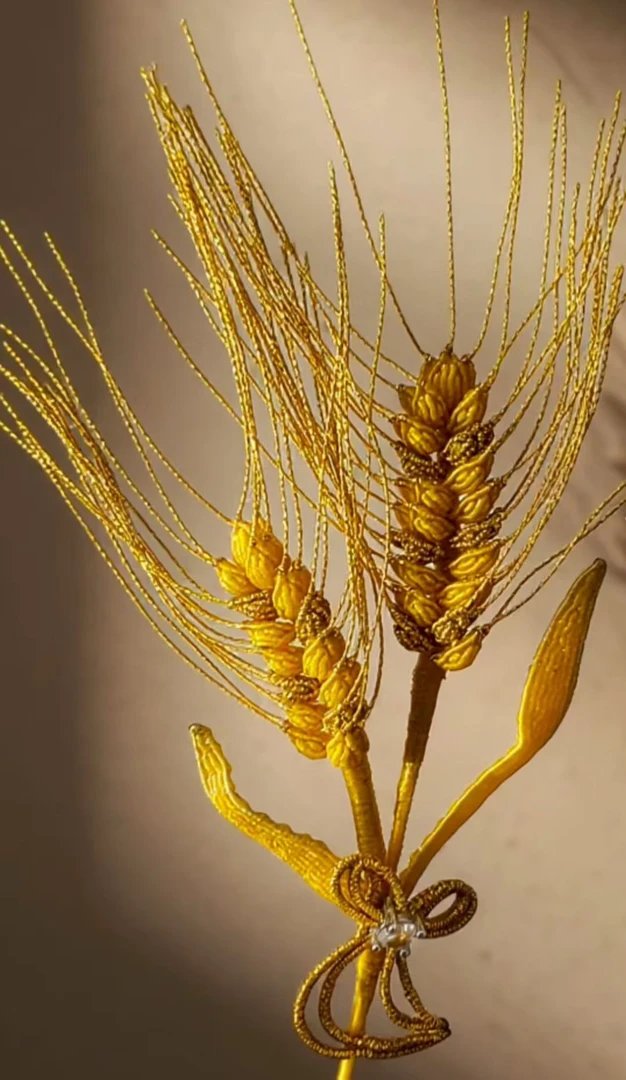 大麦胸针材料包手工制作材料