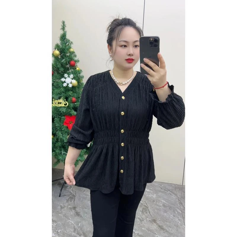 大码女装秋冬新款甜美时尚女人衫韩版胖妹妹百搭遮肉显瘦开衫上衣