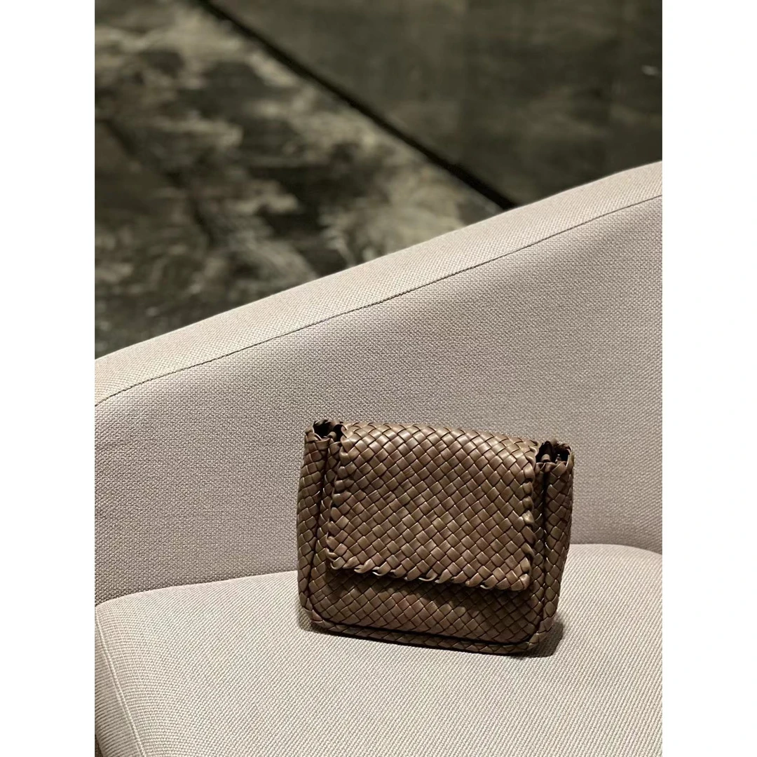 AZ.Jennie羊皮编织邮差包-羊皮真皮-Y7011