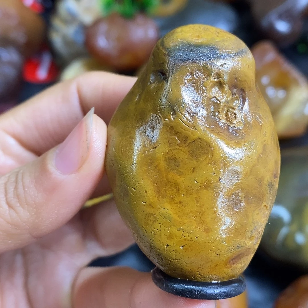 玛瑙/玉髓未镶嵌手把件