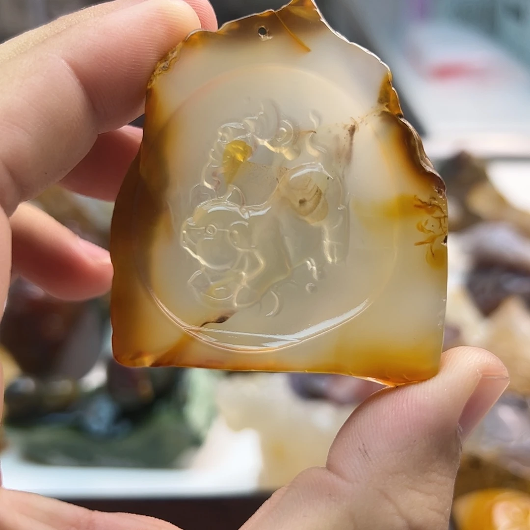 玛瑙/玉髓未镶嵌颈饰