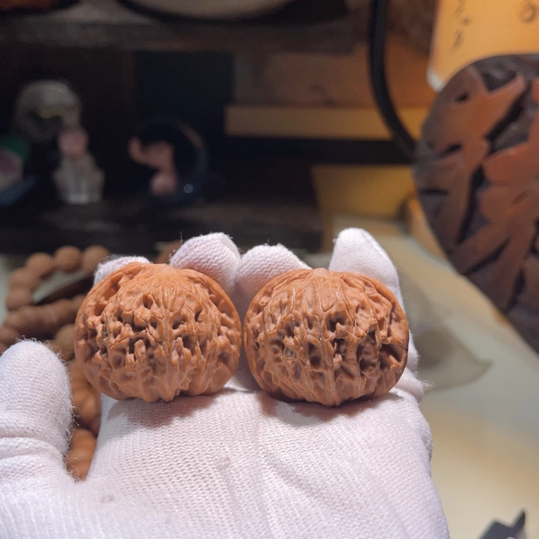 把件文玩核桃40磨盘全品