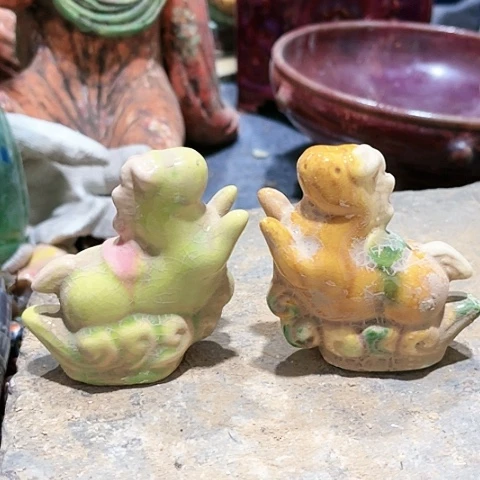 瓦当摆件摆件茶桌茶台陶瓷