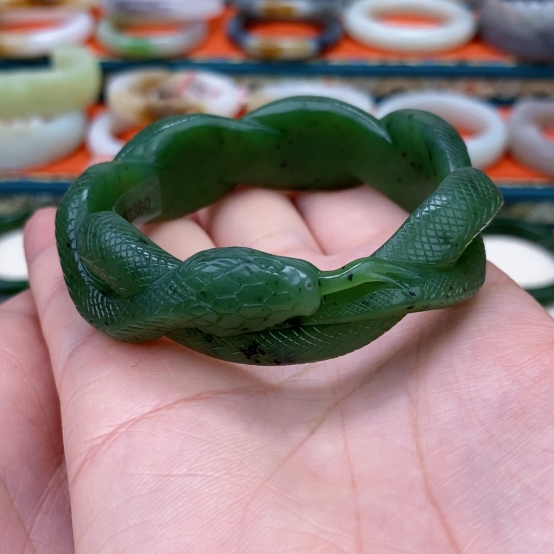 和田玉手镯56.5未镶嵌