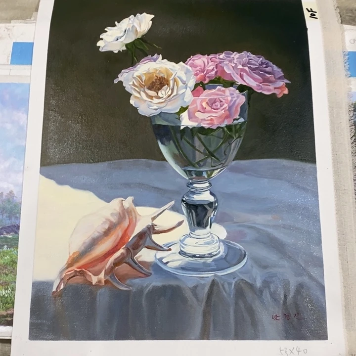 油画手绘油画作品欣赏