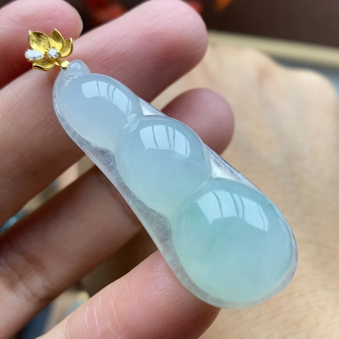 【闪购商品】颈饰18K金镶嵌翡翠26