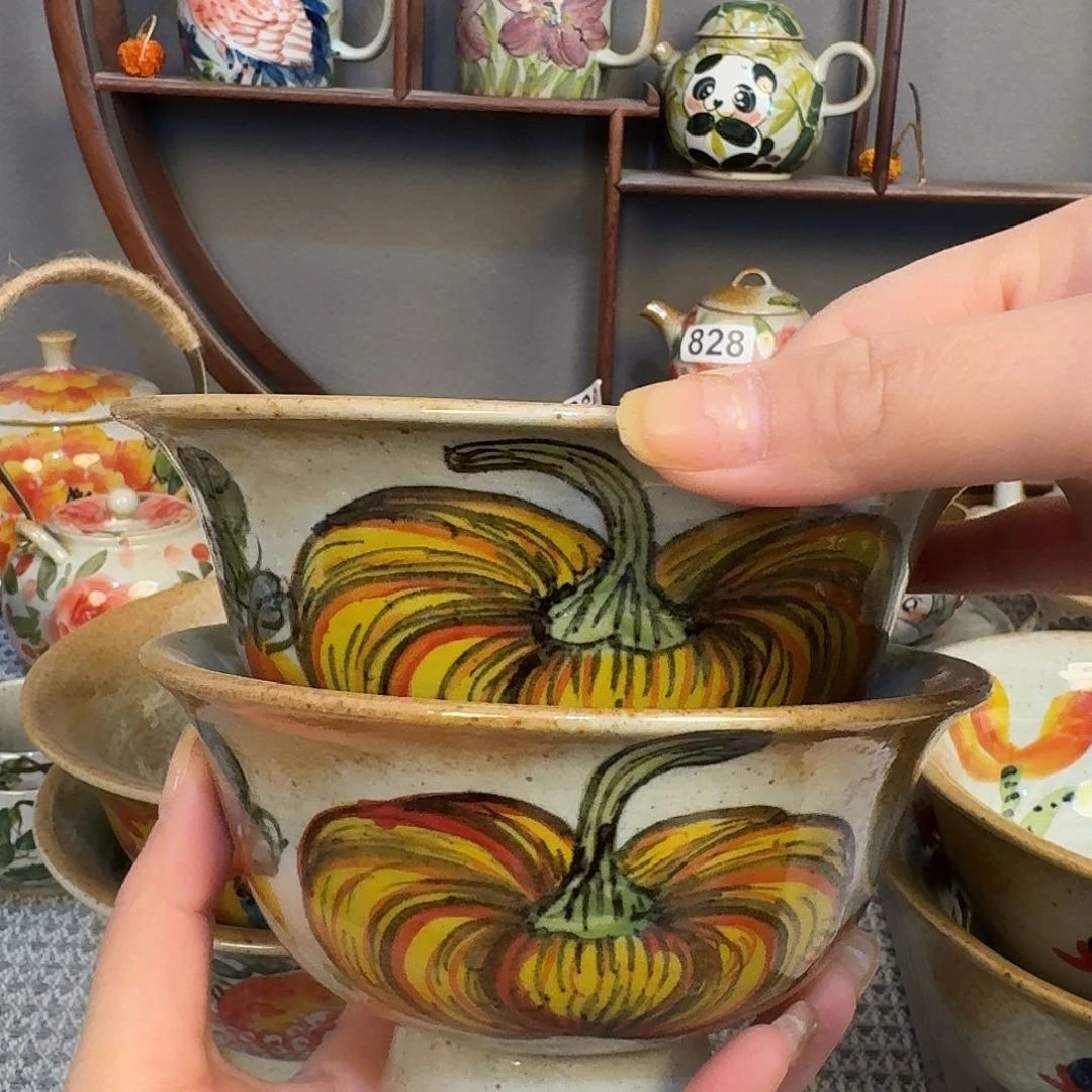 摆件小***?景德镇手工制作