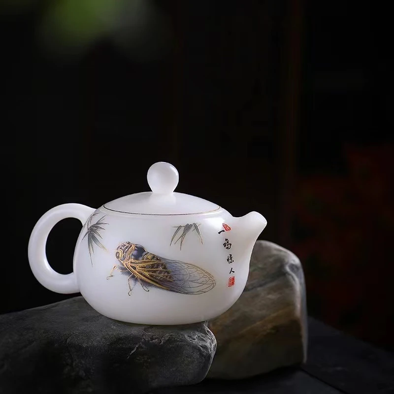 郭志宝一鸣惊人德化白瓷西施壶泡茶壶