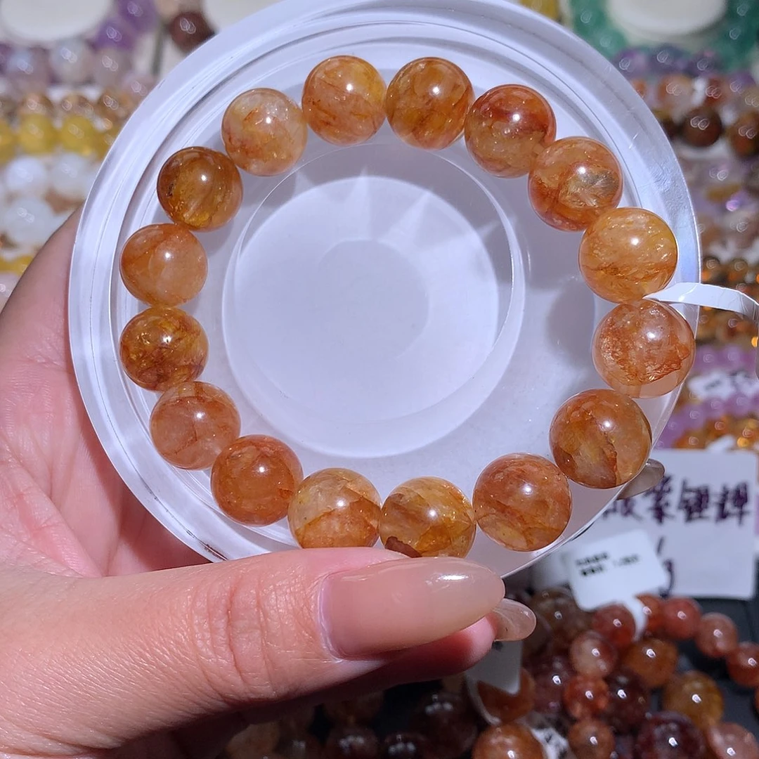 未镶嵌手链水晶九折黄胶花闪灵13大咪