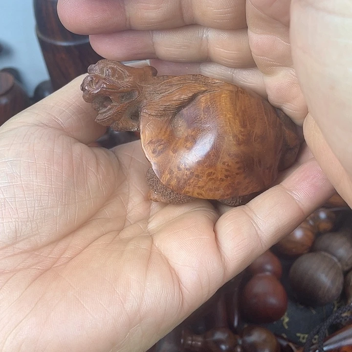 木悟*木料 麻利嘎达手把件