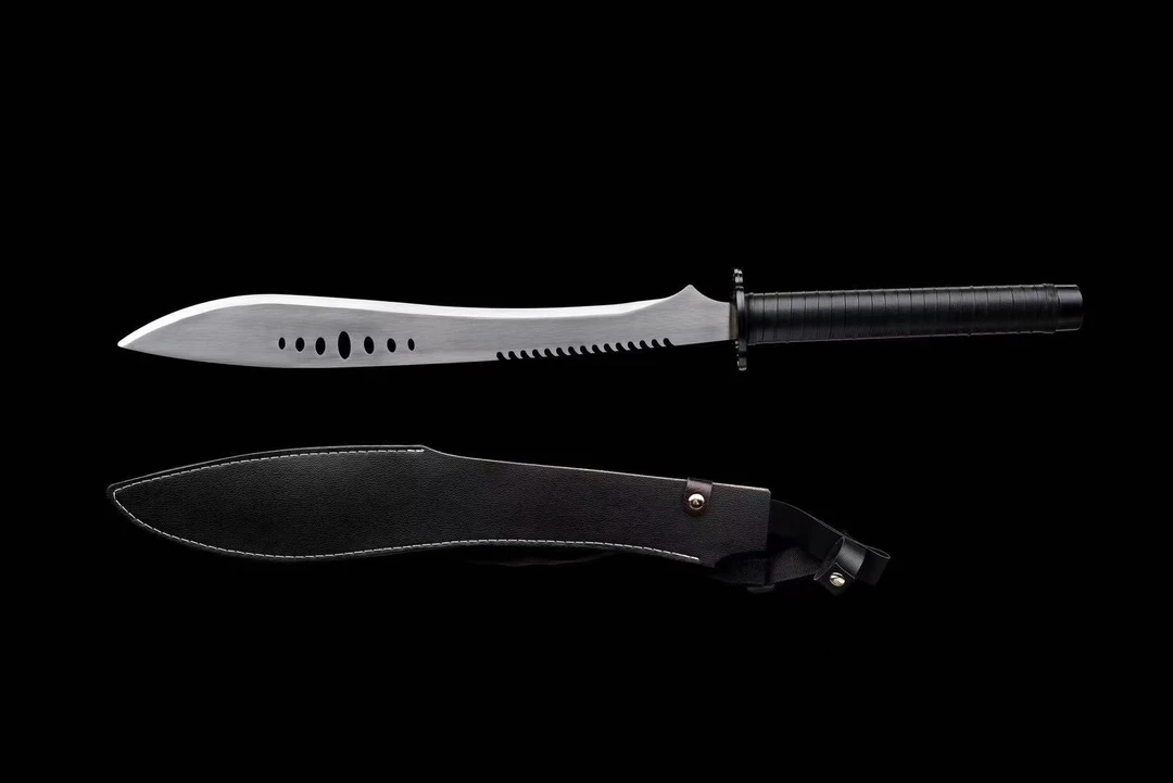 龙泉刀一体钢刀户外车载刀防身刀火车轨道钢刀清刀锦衣卫刀未开刃