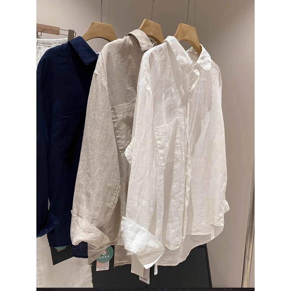 复古气质老钱风白色防晒衬衫外套女2025夏季轻薄宽松透气罩衫上衣