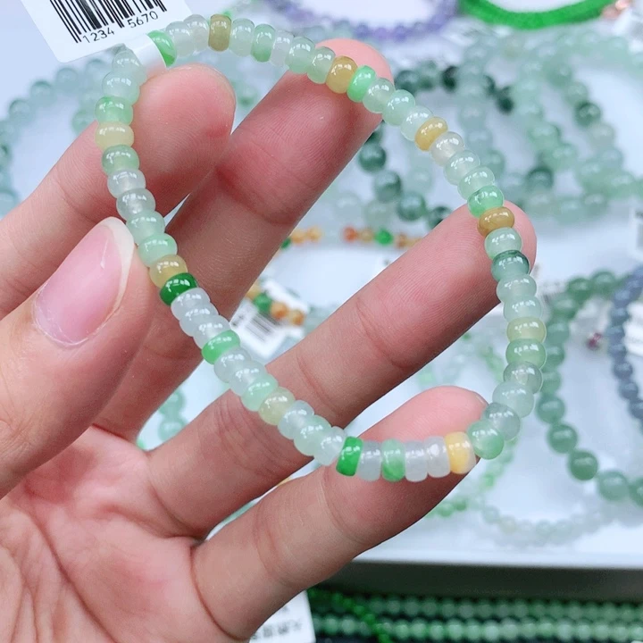未镶嵌手链翡翠翡翠