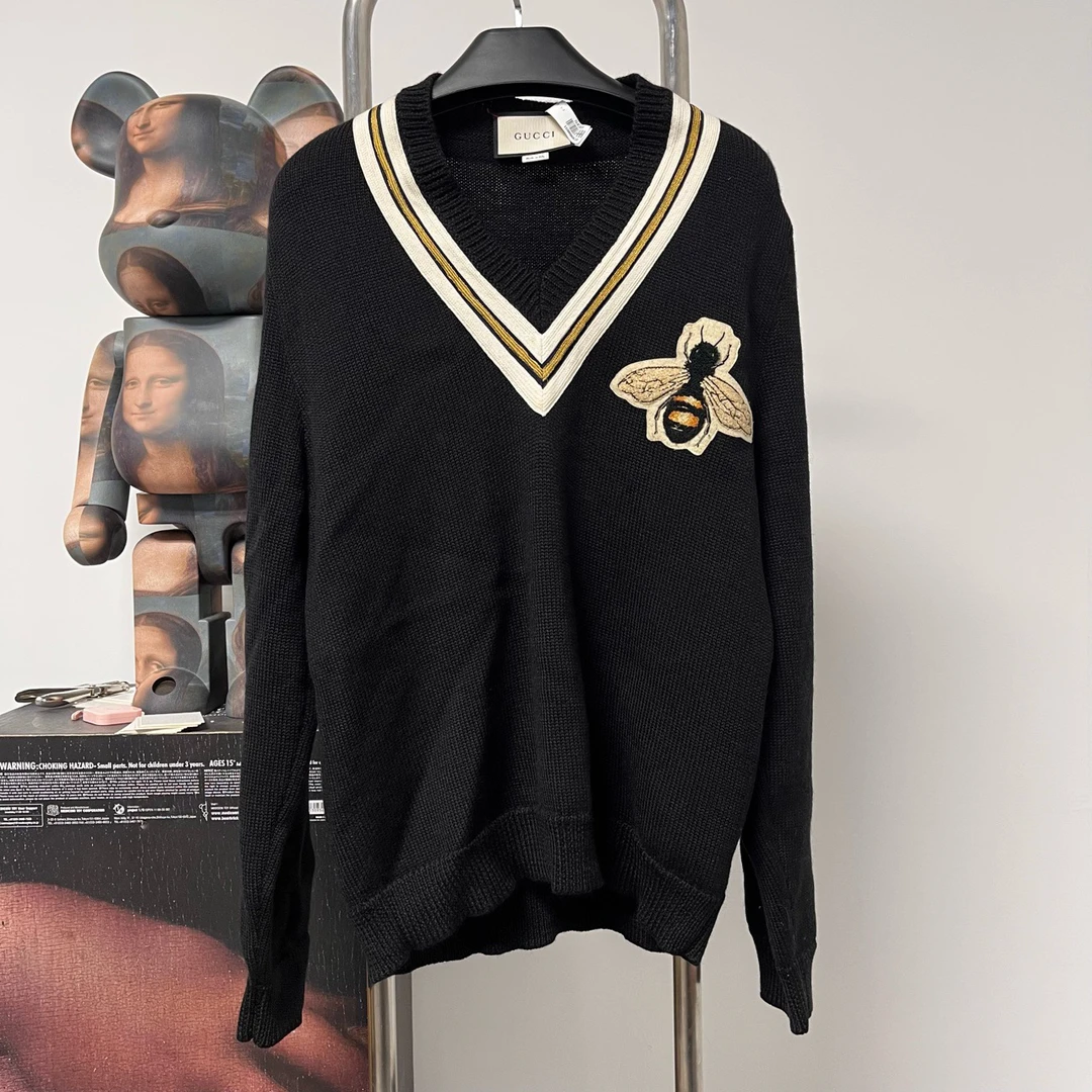 95新 GUCCI/古驰 蜜蜂毛衣尺码：L衣长72胸围50