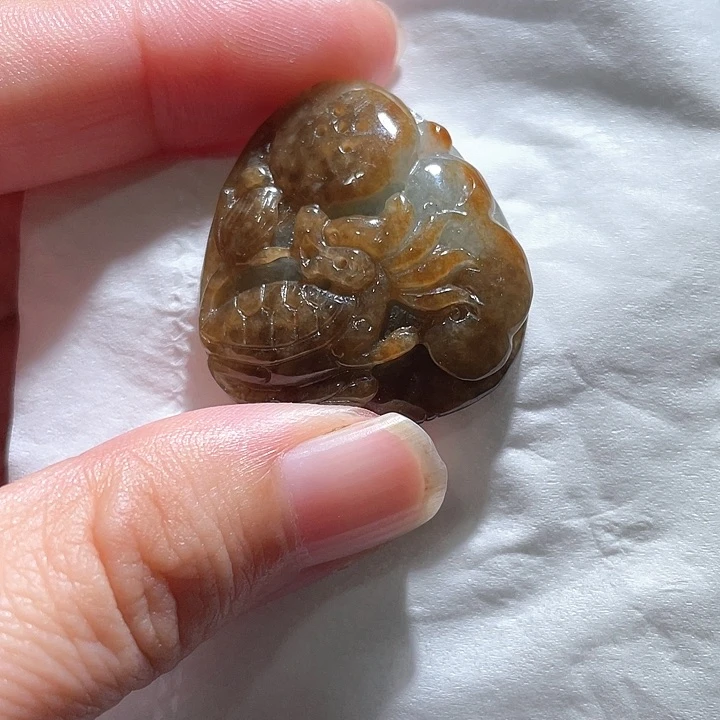 颈饰未镶嵌翡翠天