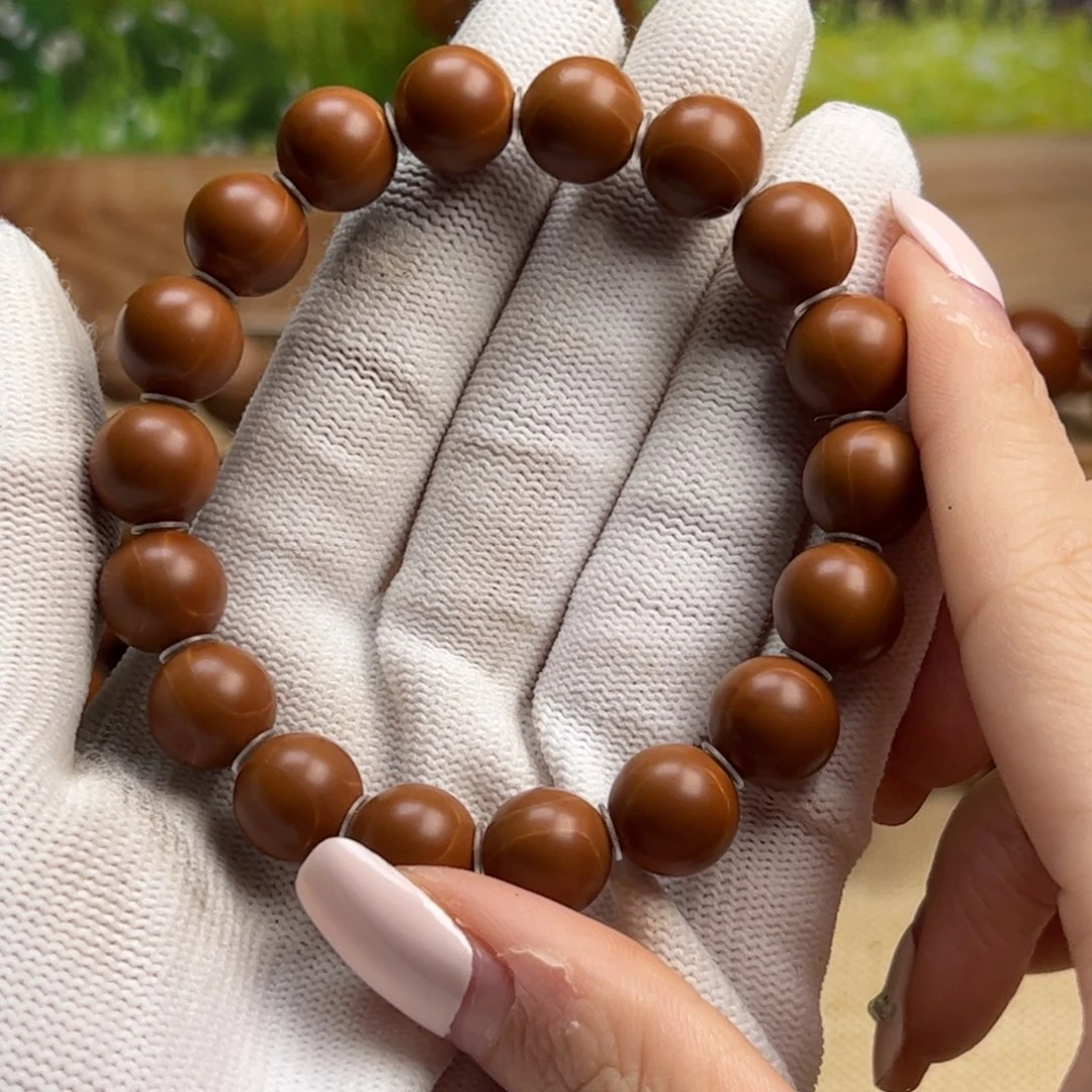 手串/手链橄榄核天1.15铁核小孔个别上色