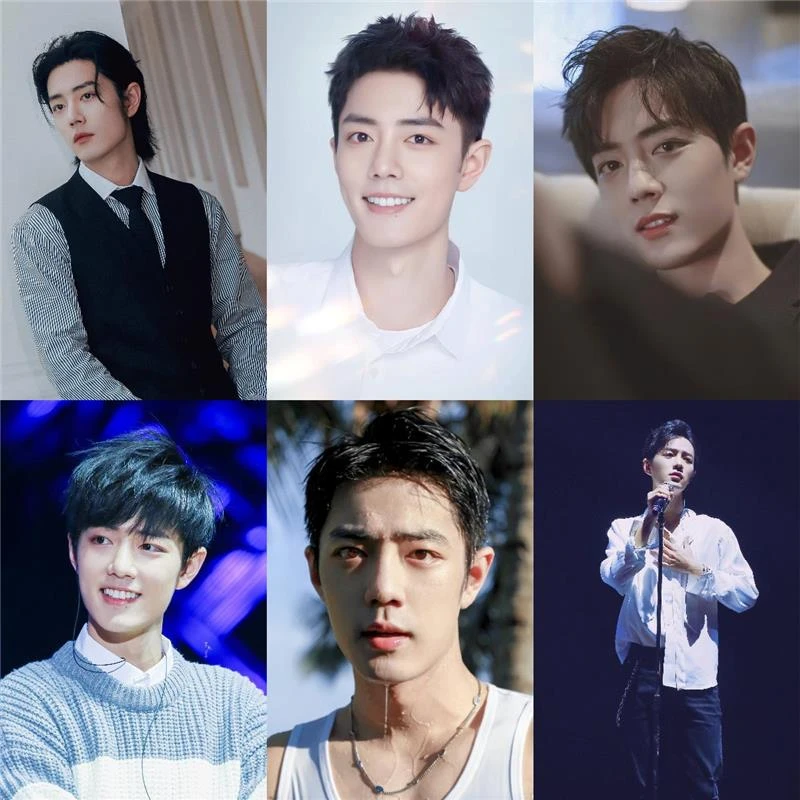 肖战海报墙贴帅哥明星写真周边装饰画防水卧室大学生宿舍自粘壁纸