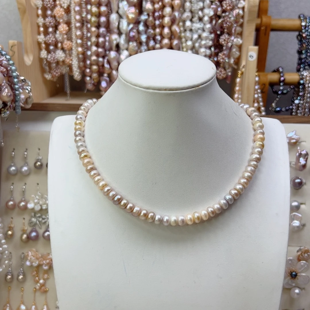 手绳合金淡水珍珠