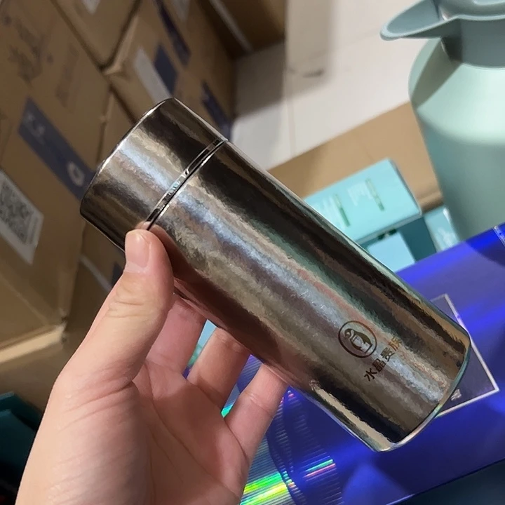 水晶贵族220ml  钛杯  不带滤网晶玻银