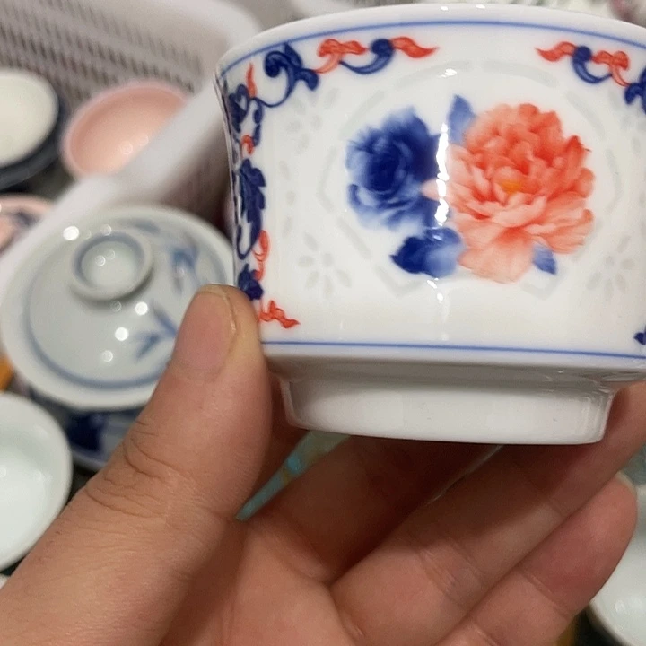 陶摆件景德镇陶瓷主人杯2345