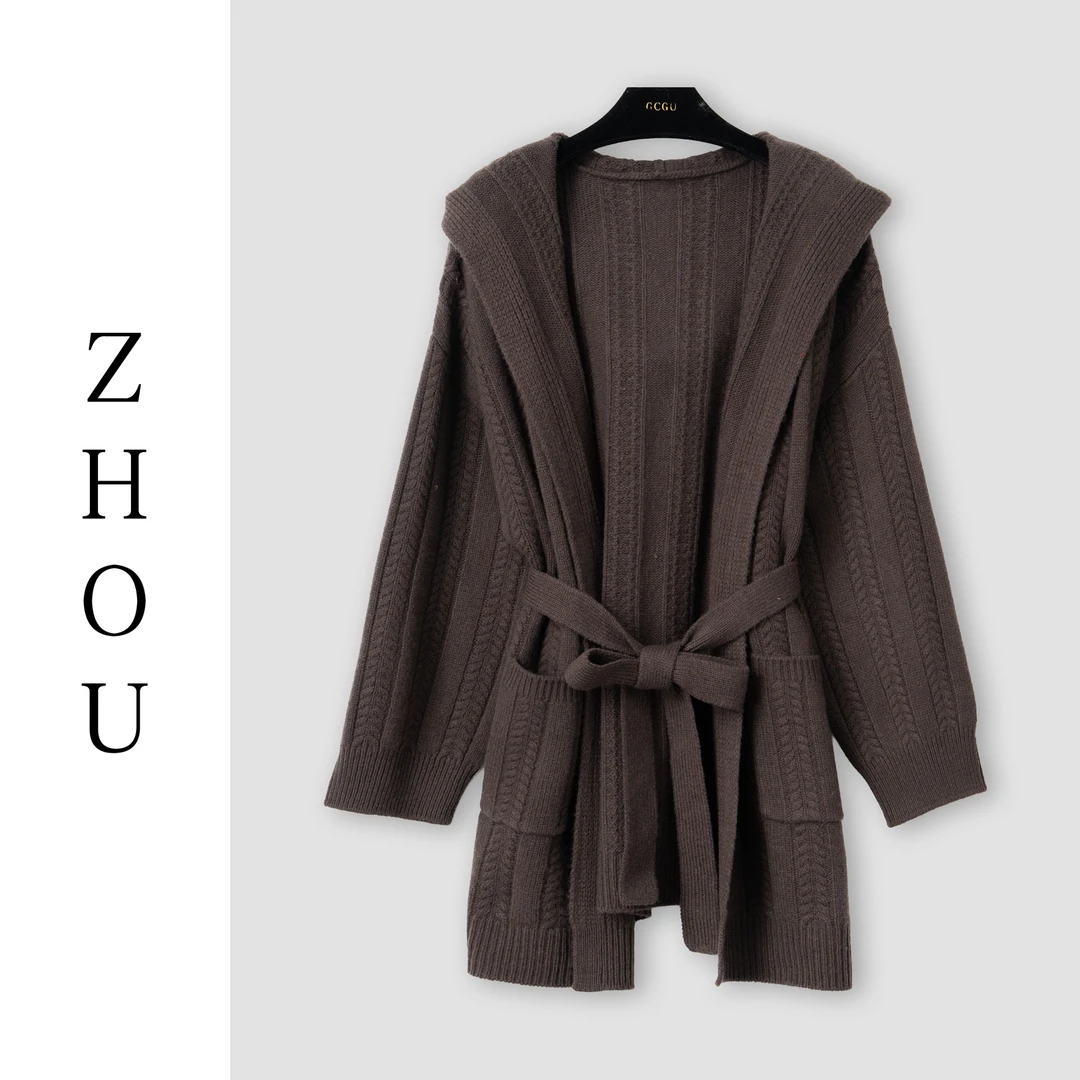 （周哥甄选） 甘草咖色外套-32724