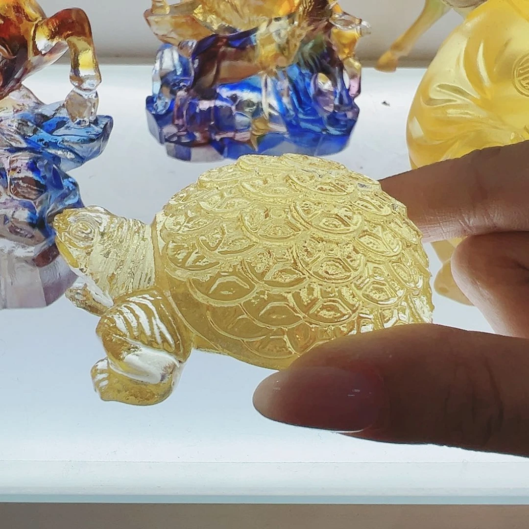 【闪购商品】手工艺品琉璃金钱龟