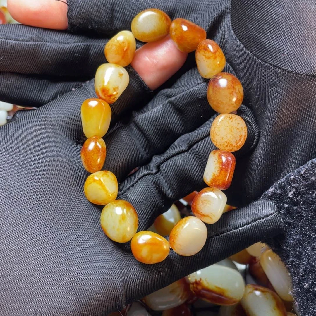 和田玉手链未镶嵌