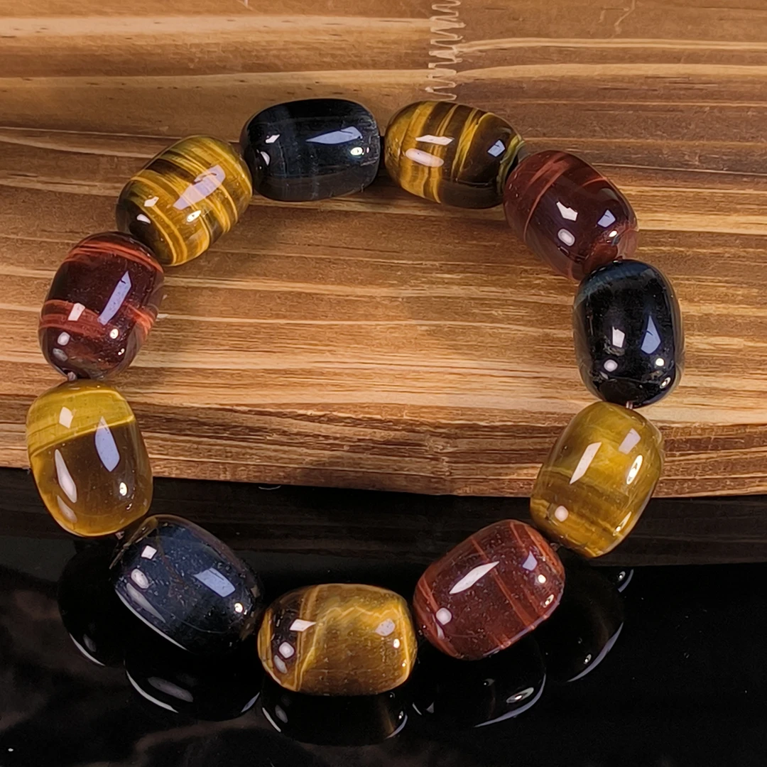 BeadsDance彩虎桶珠18*13mm+ 多样性发一 编号XL1011