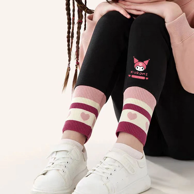 女童打底裤儿童裤子2025春秋薄款外穿中大童女孩洋气夏装长裤童装