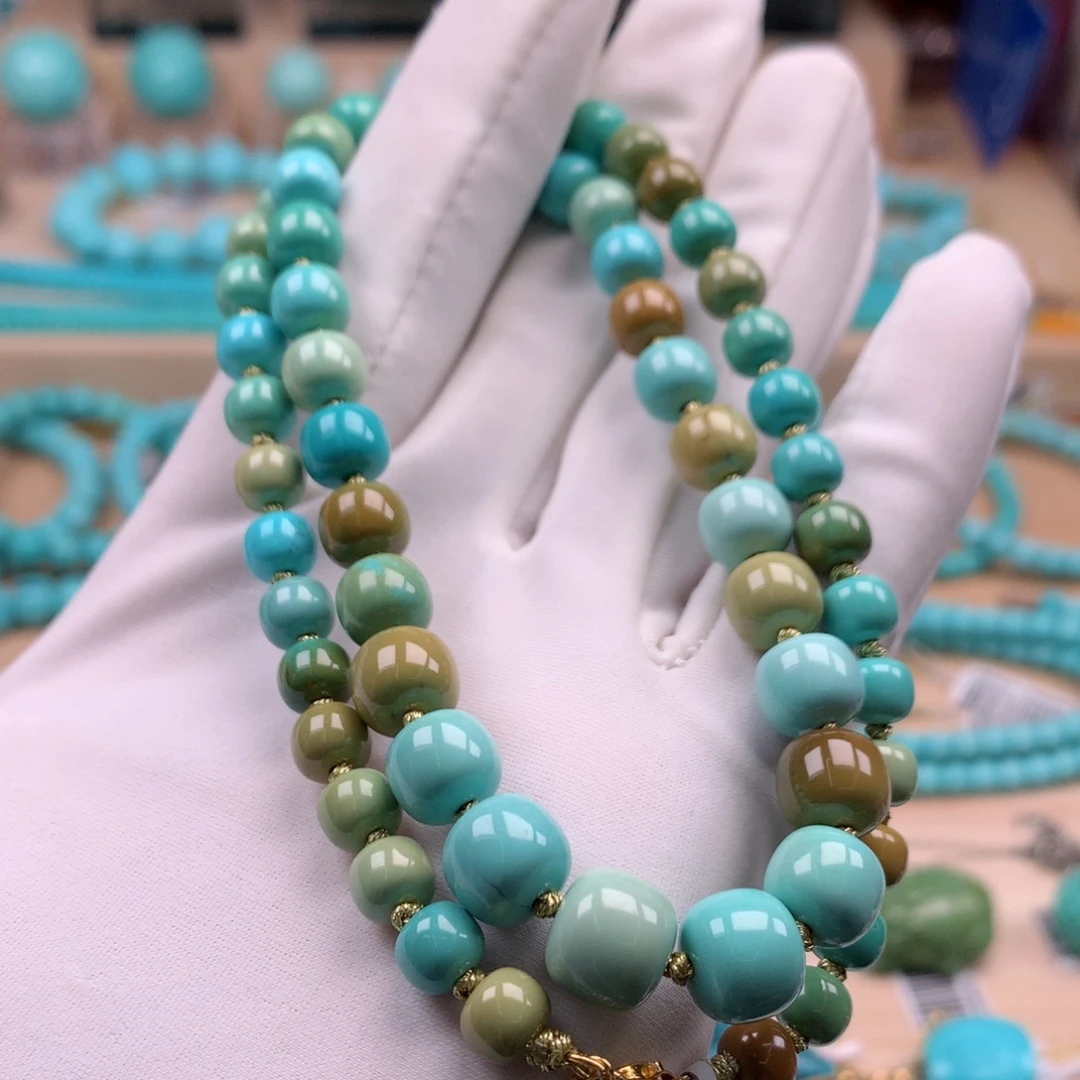 绿松石银S925镶嵌珠宝奇石