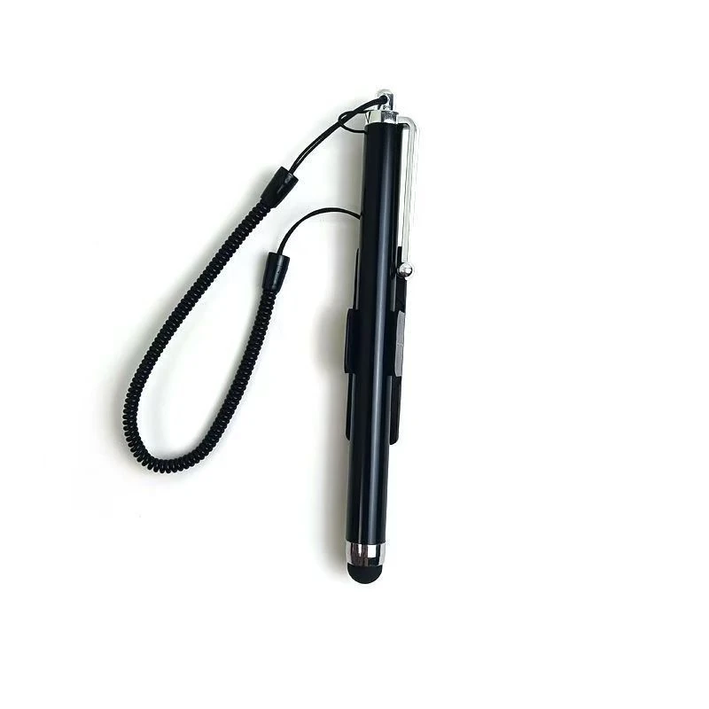 电容笔带弹簧绳和笔夹手机平板学习机电容屏通用手写笔防丢神器