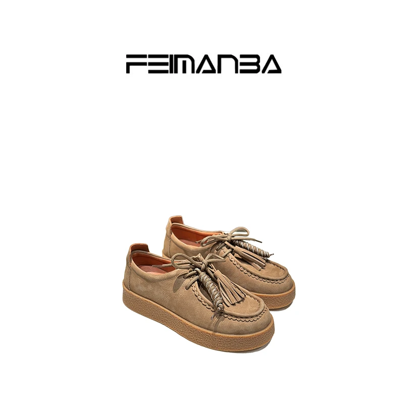 2025新款女士袋鼠鞋低帮单鞋春秋季