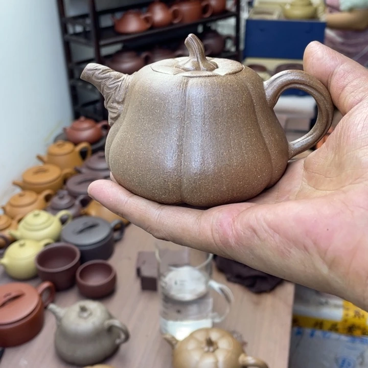 茶壶紫砂青段南瓜退火烧