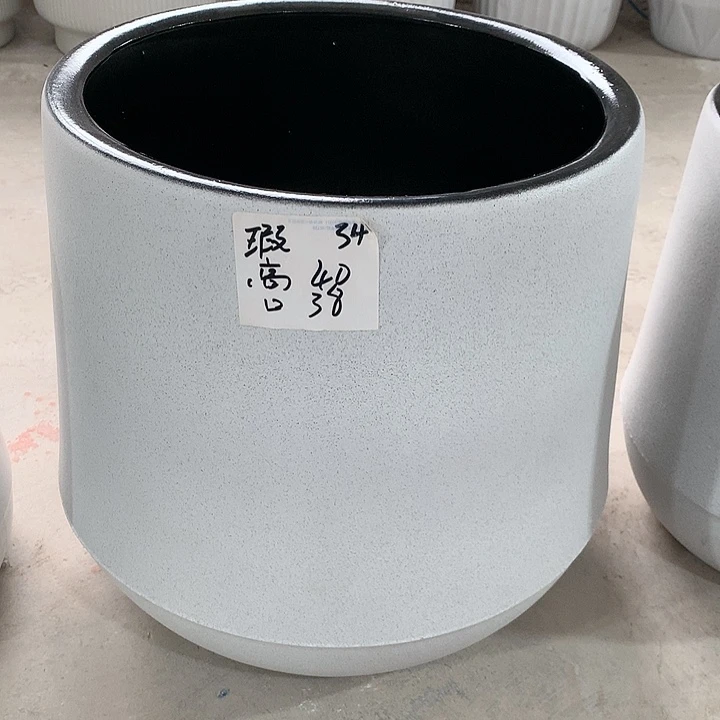 【闪购商品】高温陶瓷花盆默认瑕疵