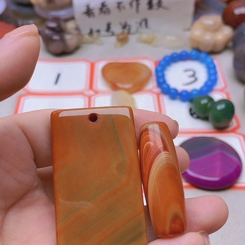 【闪购商品】未镶嵌玛瑙/玉髓珠宝半成品喵*