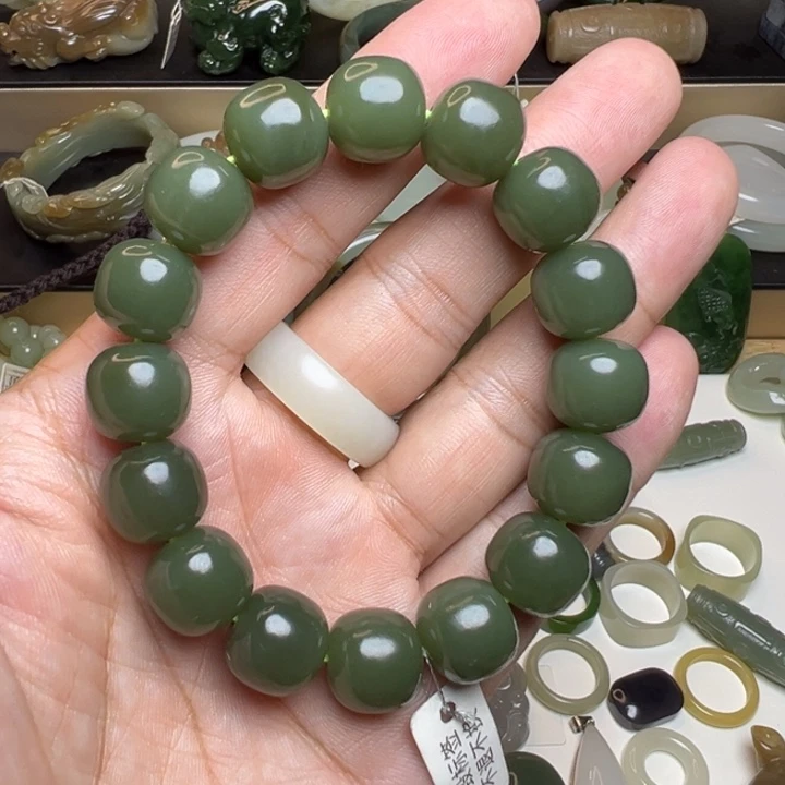 未镶嵌手链和田玉（青玉）