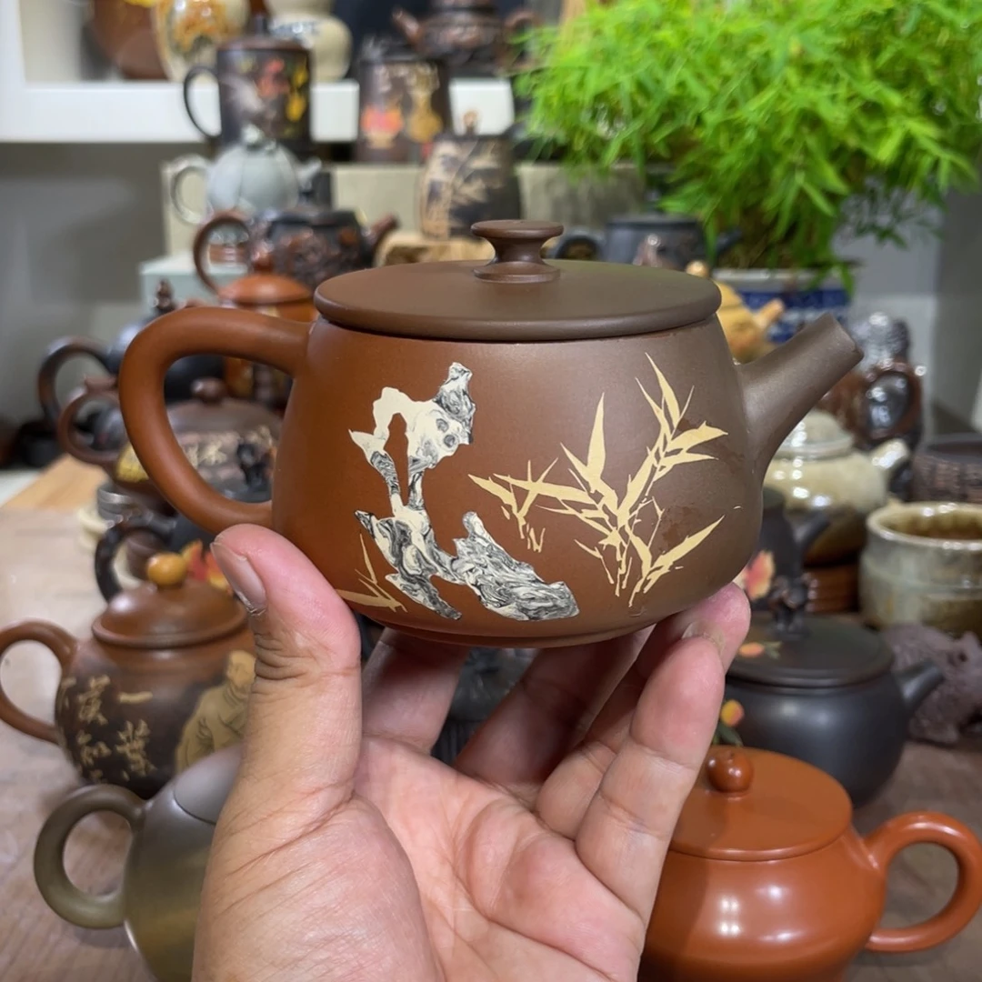 壶窑变渐变色球孔