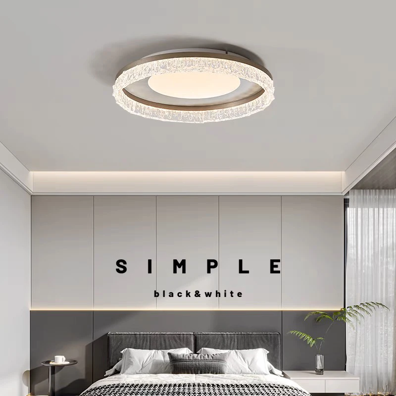 意式极简高端卧室灯现代轻奢风