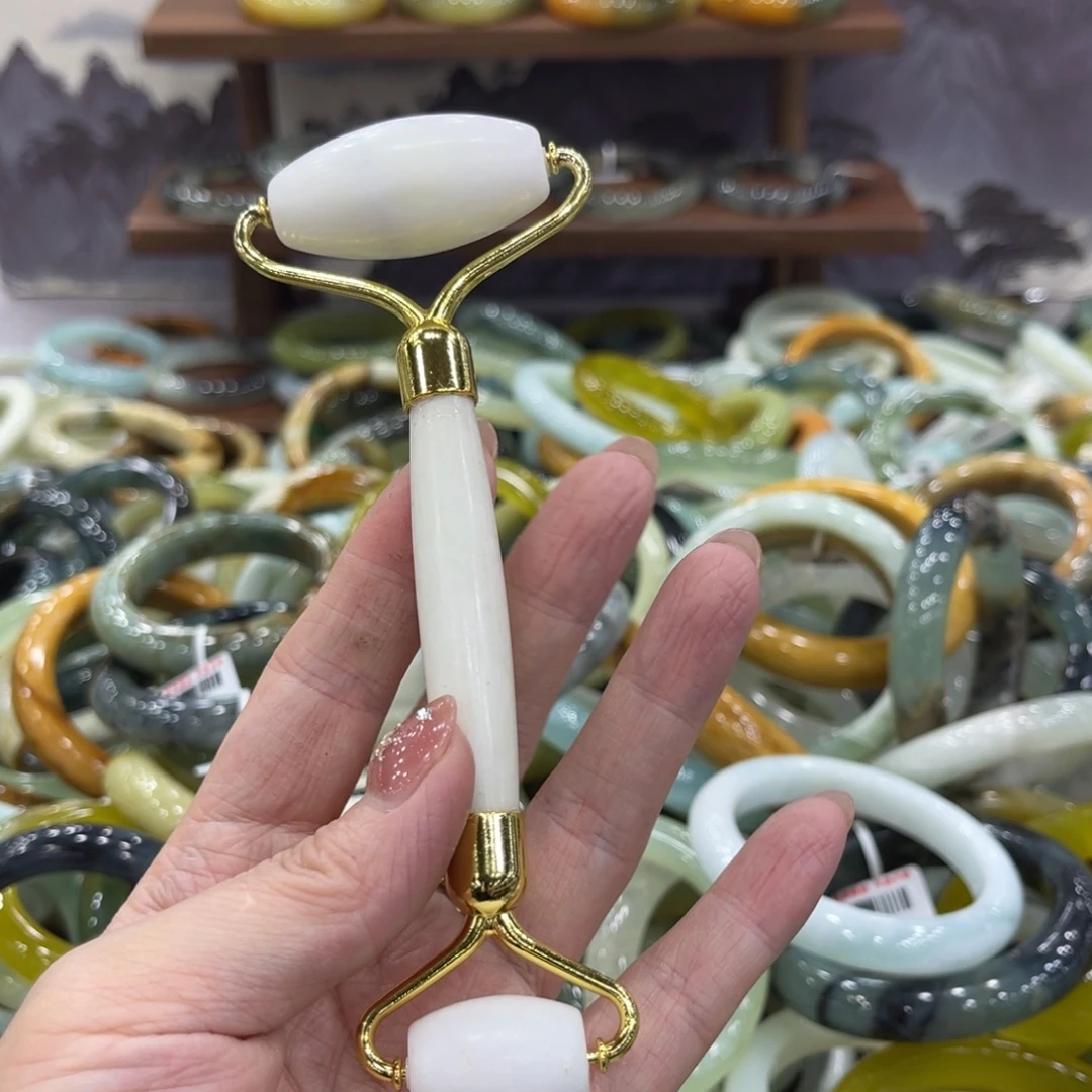 岫玉未镶嵌手镯手镯