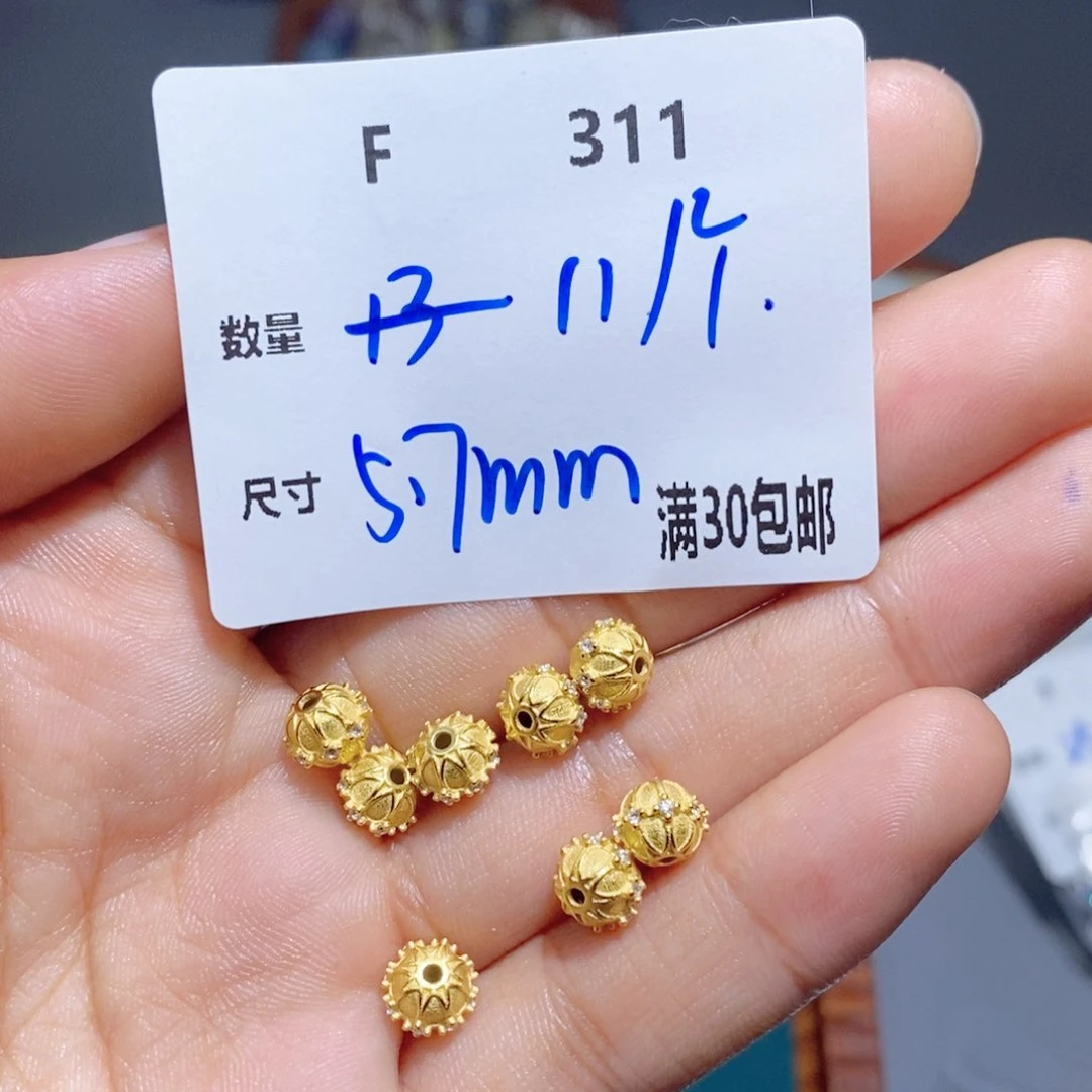 水晶珠宝半成品银S925镶嵌F311
