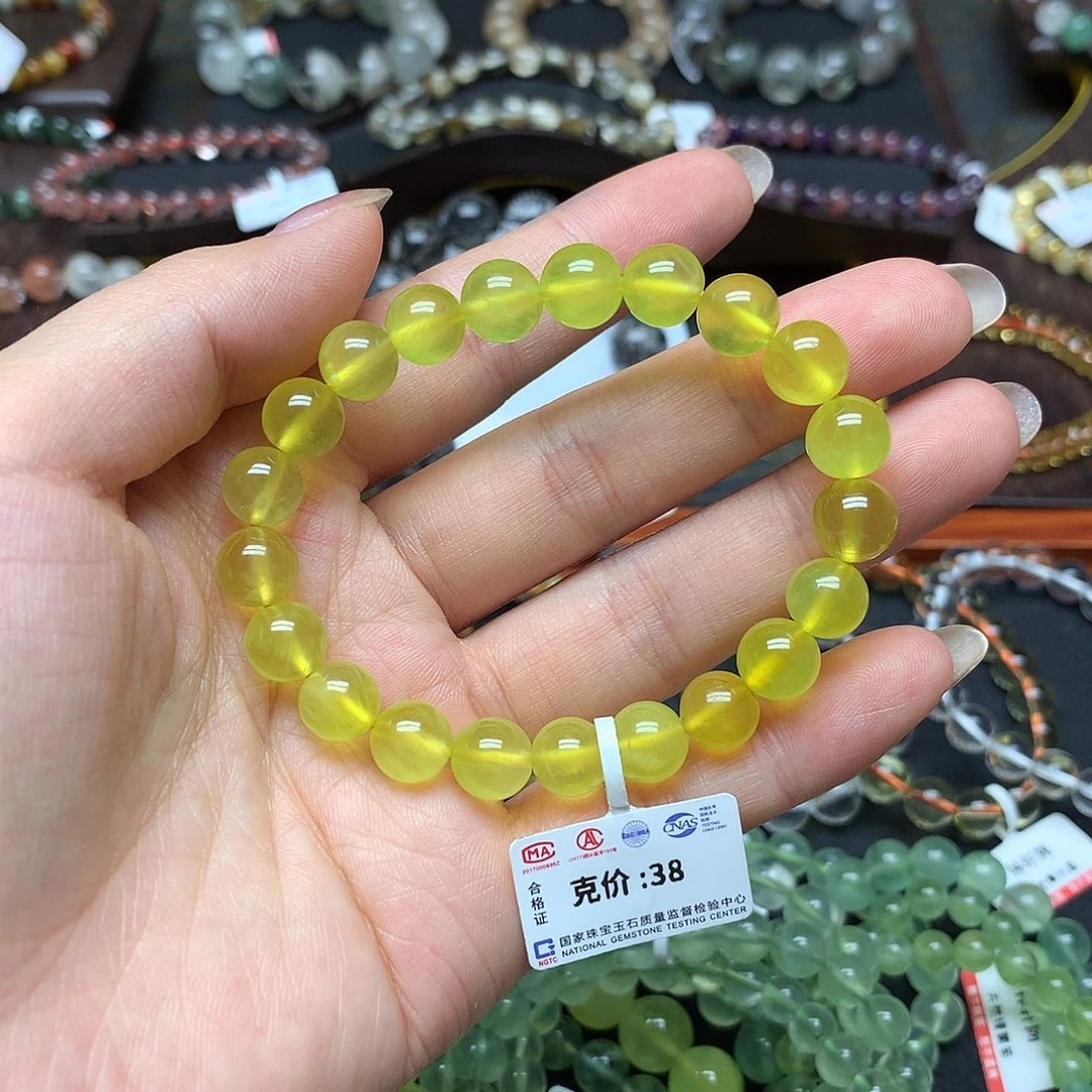 葡萄石未镶嵌手链手链