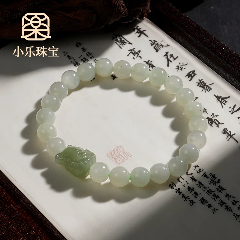 原创设计款和田玉凤九手链多样性发一-10700